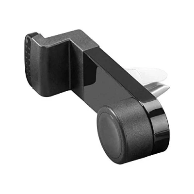 Abbildung von goobay 47139 Lueftungsgitter Handy Kfz Halterung 360 drehbar 51 90mm, Schwarz