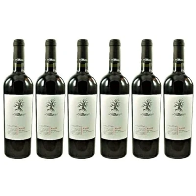 Abbildung von 6 Flaschen I Tratturi Rosso Salento IGT 2022 von Feudi di San Marzano im Sparpack (6x0,75l), trockener Rotwein aus Apulien