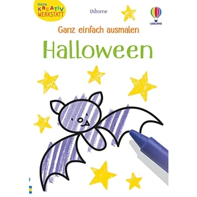 Abbildung von Kleine Kreativ Werkstatt Ganz einfach ausmalen: Halloween: (Kleine Reihe)