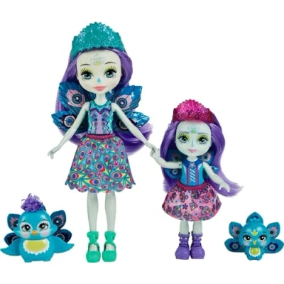 Abbildung von Mattel® Anziehpuppe Mattel HCF83 Enchantimals Patter Peacock und Piepa mit Tie