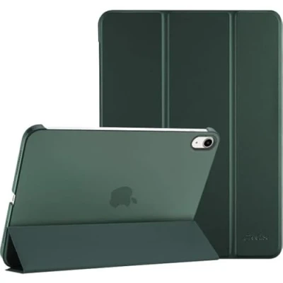 Abbildung von ProCase Hülle für 2022 10,9&quot; iPad 10. Generation 10 Case 10,9 Zoll Modell A2696 A2757, Leicht Dünn Hart Schutzhülle Smart Folio Cover Kompatibel mit Nachtgrün