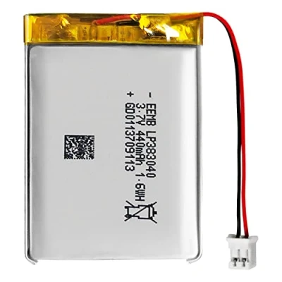 Abbildung von EEMB Lithium Polymer Akku 3,7 V 440mAh 383040 Wiederaufladbarer Lipo mit JST Anschluss für VXI Blue Parrott bestätigen Sie die Polarität des Geräts und Anschlusses vor dem Kauf