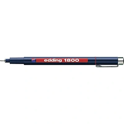 Abbildung von edding 1800 profipen 0.3 rood 1ST 0,35 mm / 4 180003002