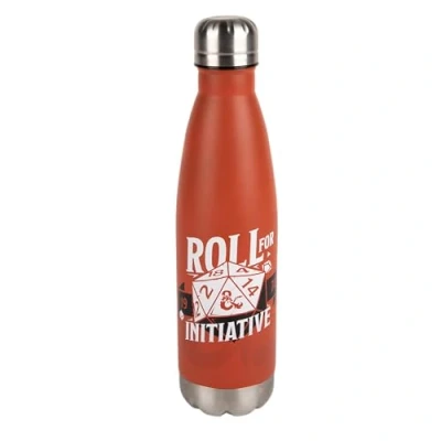 Abbildung von Konix Dungeons &amp; Dragons Isolierflasche Edelstahl 500 ml Roll for Initiative Motiv Rot