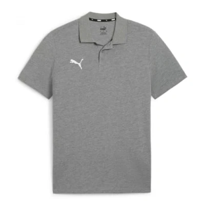 Abbildung von Puma Teamgoal Casuals Poloshirt, Herren, Größe: XXL, Medium gray heather/white