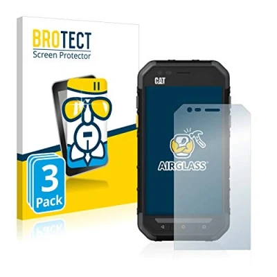 Abbildung von BROTECT Schutzglas für Caterpillar Cat S30 (3 Stück) Schutzfolie Panzer Folie Glas [Extrem Kratzfest 9H, Anti Fingerprint, Ultra Transparent]