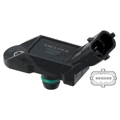 Abbildung von DELPHI PS10168 Sensor, Saugrohrdruck FIAT: Grande Punto Schrägheck, III Evo Schrägheck