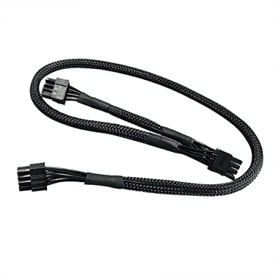 Abbildung von ZAHARA Stromkabel PCIE VGA 8 Pin auf Dual (6+2) Ersatz für EVGA Supernova 450 1600 G2 G3 GQ P2