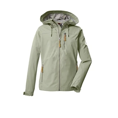Abbildung von G.I.G.A. DX Damen Softshelljacke/Outdoorjacke mit Kapuze GS 97 WMN SFTSHLL JCKT, 38, helloliv, 38392 000