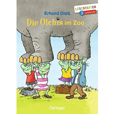 Abbildung von Die Olchis im Zoo: Lesestarter. 3. Lesestufe. Lustiges Kinderbuch zum Lesen lernen mit der beliebten Reihe für Erstleser ab 8 Jahren