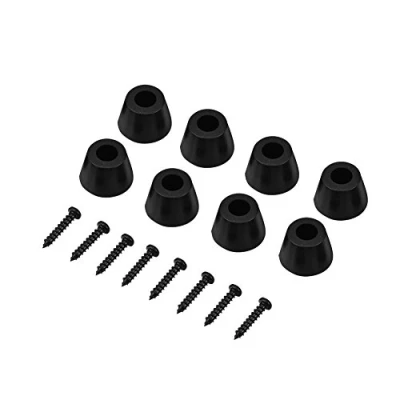 Abbildung von VBESTLIFE Gummifüße Anti vibrationsbasis Pad Stand für Lautsprecher Gitarrenverstärker w/Schrauben,30x20mm, 8 Stücke