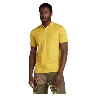 Abbildung von G Star Dunda Poloshirt, Herren, Größe: XL, Dk lemon