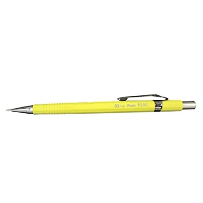 Abbildung von Pentel P200 Series Druckbleistifte, 0,5 mm, Pastellgelb, 12 Stück