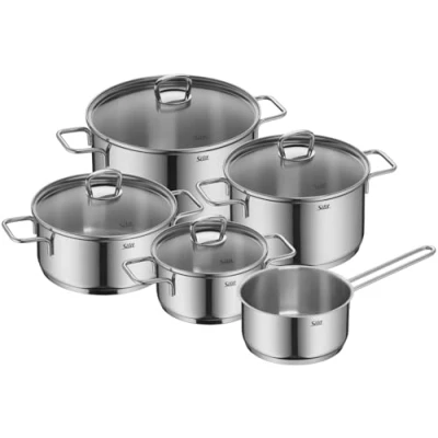 Abbildung von Silit Topf Set Alicante, Cromargan® Edelstahl Rostfrei 18/10 (5 tlg)