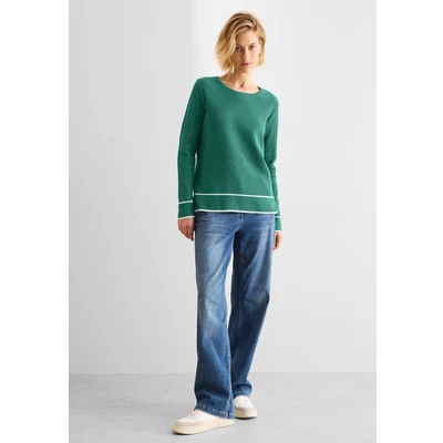 Abbildung von STREET ONE Strickpullover aus Feinstrick