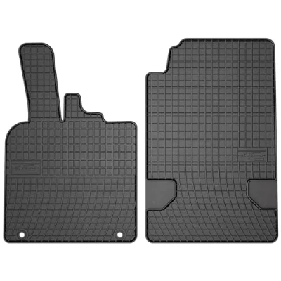 Abbildung von SMK Gummimatten auto fußmatten Satz für Smart Fortwo II 2007 2014 Erleben Sie einen neuen Standard des Reisens mit rutschfesten fussmatten Mehrjahres teppiche alle Straßenverhältnisse