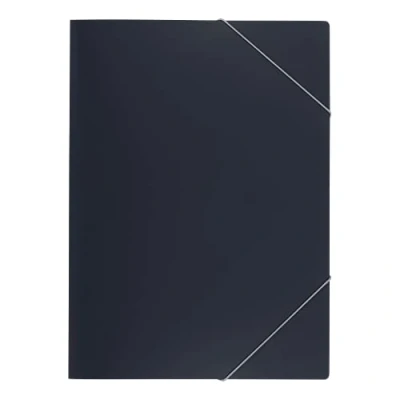 Abbildung von Oxford Eckspanner Mappe, aus PP Kunststoff, anthrazit, 10er Pack