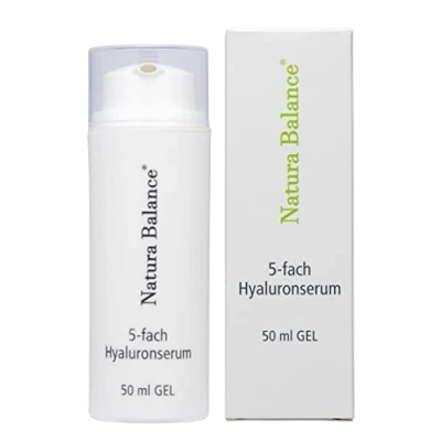 Abbildung von Natura Balance Gesichtspflege 5fach Hyaluron Hyaluronsäure Gel 50ml Gesicht Falten, 5 fach