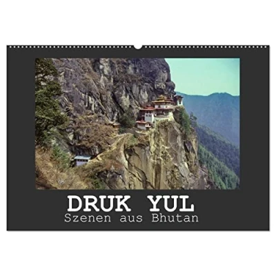 Abbildung von Druk Yul Szenen aus Bhutan (Wandkalender 2025 DIN A2 quer), CALVENDO Monatskalender