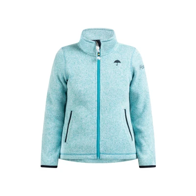 Abbildung von SCHMUDDELWEDDA Strickfleecejacke 92 / Turquoise Melange 280 100% Polyester