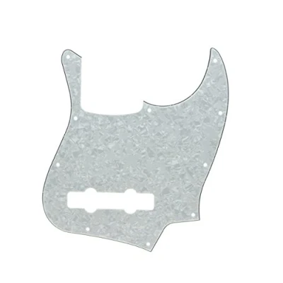 Abbildung von KAISH 5 Saiten Jazz Bass Pick Guard J Schlagplatte für USA/Mexiko White Pearl