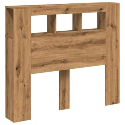 Abbildung von vidaXL LED Kopfteil Artisan Eiche 120x18,5x103,5 cm Holzwerkstoff