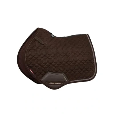 Abbildung von LeMieux Schabracke Crystal Suede Close Contact Braun S/M