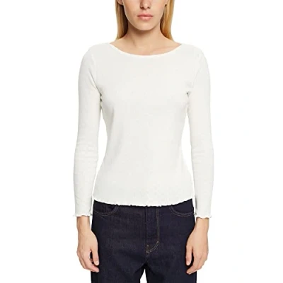 Abbildung von ESPRIT Damen 092EE1K326 T Shirt, 110/OFF White, XL