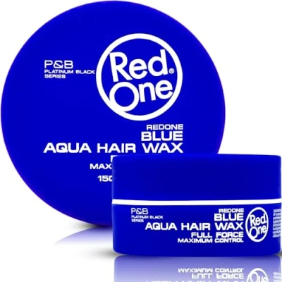 Abbildung von RedOne Aquatisches Haarwachs Blau 150 ml Ultra Halt für Männer und Frauen Kaugummi Duftend Maximale Kontrolle