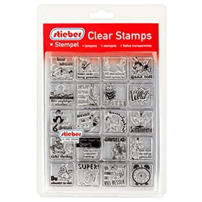 Abbildung von stieber Clear Stamps Transparente Stempel Sets (Bitte gewünschtes Motiv/Thema unten auswählen!) (Lehrerstempel German Teacher Stamps)