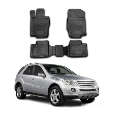 Abbildung von OMAC 4710444 Fußmattensatz TPE (thermoplastischer Elastomer) 4 schwarz MERCEDES BENZ: ML Klasse