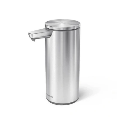 Abbildung von simplehuman Sensorpumpe, Edelstahl, gebürstet, 266 ml, wiederaufladbar (Modell 2024)