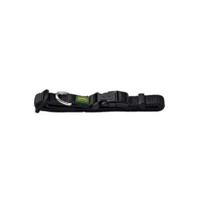 Abbildung von HUNTER VARIO BASIC Hundehalsung, Hundehalsband, robust, geschmeidig, Klickverschluss, M/2,0, schwarz