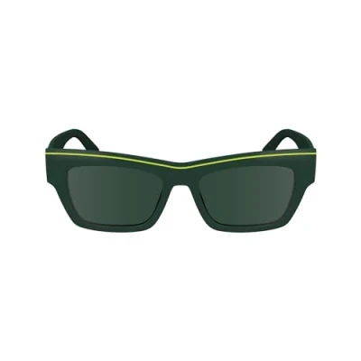 Abbildung von Calvin Klein Unisex CKJ24602S 306 Gläser SONNENBRILLEN Bio Injekt Grün Quadratisch Normal