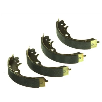 Abbildung von ABE C04011ABE Bremsbacken Hinterachse 220 36 AKEBONO HONDA: CR V 2, CIVIC 7 Hatchback, HR I, SUZUKI: Jimny SUV, Geländewagen offen