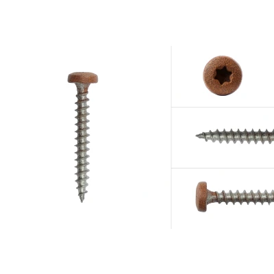Abbildung von Cortenstahlschrauben selbstbohrend 4,2 x 32 mm Pro 50 Stück