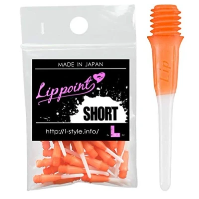 Abbildung von L Stil (El Stil) Lippe Punkt Steigung kurz Orange 30pcs ott1106
