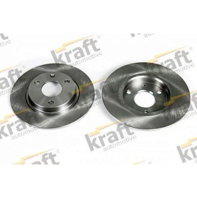 Abbildung von KRAFT Bremsscheibe CITROËN: Saxo Schrägheck, AX, PEUGEOT: 106 II I Schrägheck 238mm 8,0mm 3 loch voll 6045530 95027199,95661810