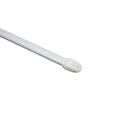 Abbildung von Scheibenstange Vitragestange, GARDINIA, Ø 11 mm, 1 läufig, ausziehbar, ohne Bohren, verschraubt, Serie Vitragestange flachoval 2er Set