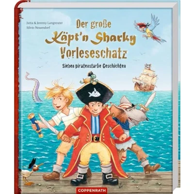 Abbildung von Der große Käpt&#039;n Sharky Vorleseschatz: Sieben piratenstarke Geschichten: durchgehend farbig illustriert für Kinder ab 4