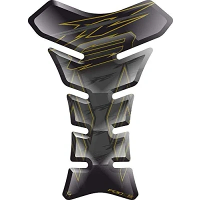 Abbildung von Tankdeckel, selbstklebend, Tankschutz, Protection DE RESEVOIR, 3D Effekt, kompatibel mit Yamaha Fz8 Fz8n Fz8s Fazer v7