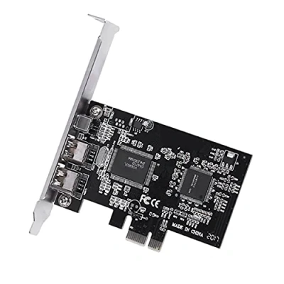 Abbildung von Firewire PCI Express Karte, E 1394a IEEE 1394 Controller Karte mit Kabel Adapter für Desktop PC