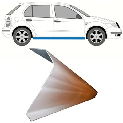 Abbildung von Für Skoda Fabia 1999 2007 Schweller Reparaturblech/Rechts = Links