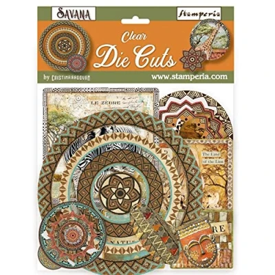 Abbildung von Stamperia Savana Clear Die Cuts (DFLDCP26) (DISCONTINUED)