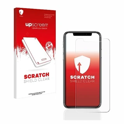 Abbildung von upscreen Schutzfolie für Apple iPhone X/Xs / 11 Pro Kristall klar, Kratzschutz, Anti Fingerprint