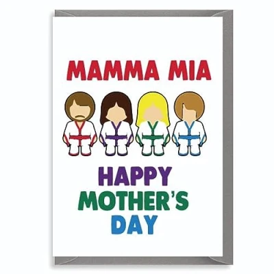 Abbildung von Cheeky Chops Lustige Muttertagskarte zum Geburtstag, Mutter, Abba Mamma Mia M111