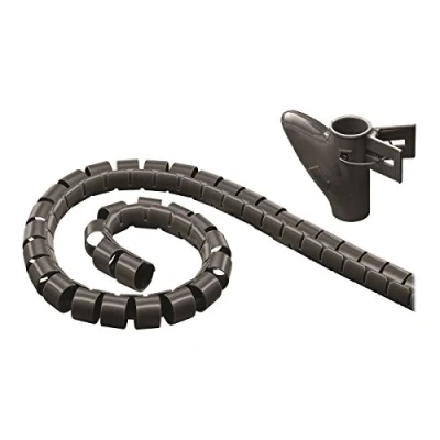 Abbildung von Mediarange Kabelkanal Schlauch 2,5 m teilbar 20mm Durchmesser schwarz