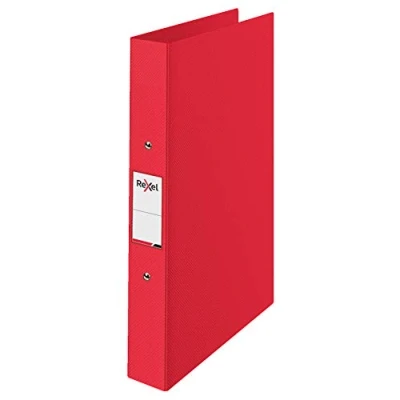 Abbildung von Rexel Ringbuch A4, rot, 25 mm, 2 O Ring Durchmesser, Auswahl 2115566