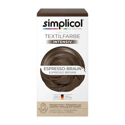 Abbildung von Simplicol Textilfarbe intensiv Espresso Braun Einfaches Färben (1er