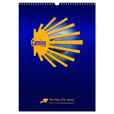 Abbildung von Camino del norte/UK Version (Wandkalender 2025 DIN A3 hoch), CALVENDO Monatskalender